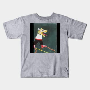 dog in abstract style Kids T-Shirt